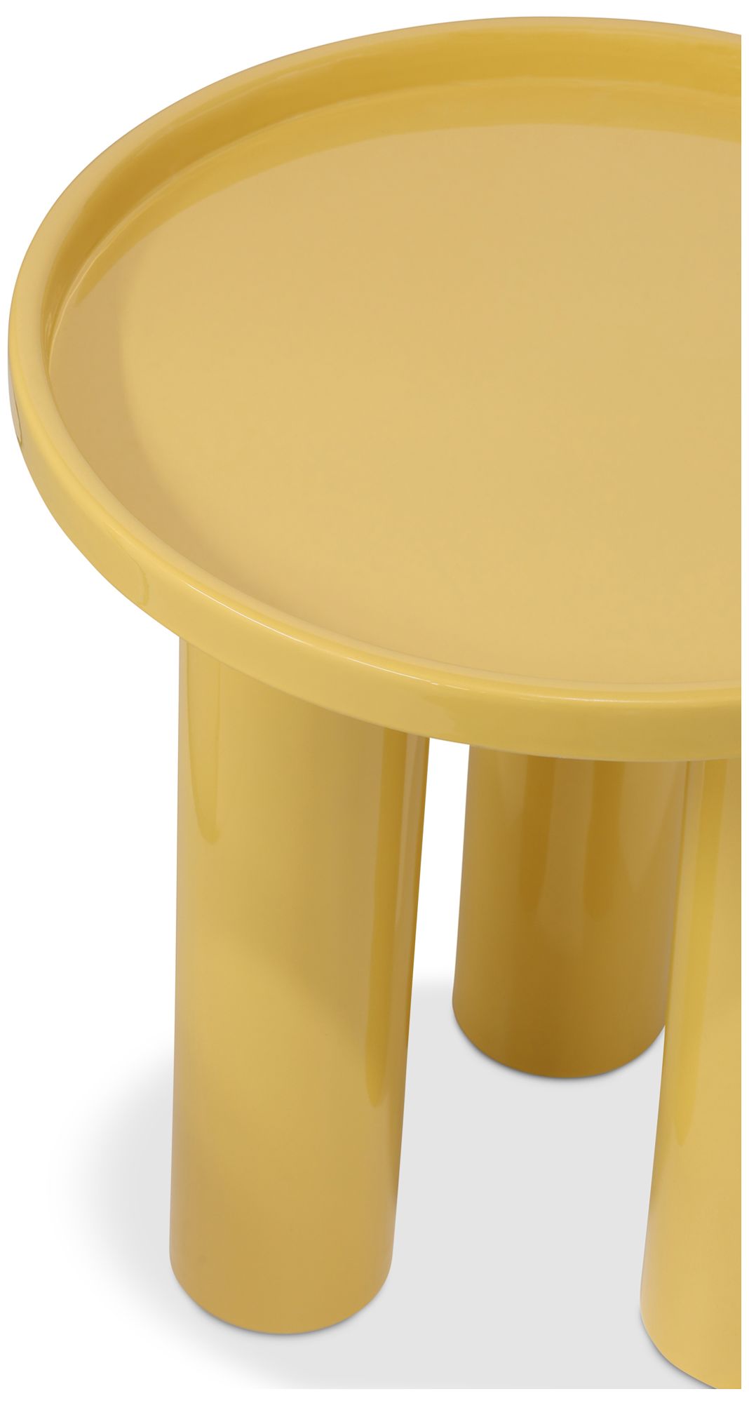 Eclat 18" Wide Yellow Ochre End Table