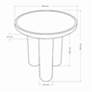 6_Eclat 18" Wide Yellow Ochre End Table more views