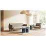 Eclat Sofia Enamel 37.75" Wide Navy Coffee Table