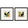Eclectic Garden 22"W x 22"H Framed Art Set of 2