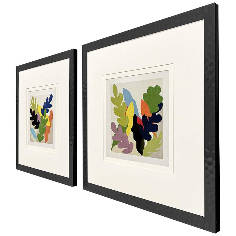Image 2 Eclectic Garden 22"W x 22"H Framed Art Set of 2 more views