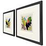 2_Eclectic Garden 22"W x 22"H Framed Art Set of 2 more views