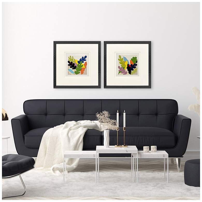 Image 4 Eclectic Garden 22"W x 22"H Framed Art Set of 2 more views