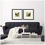 4_Eclectic Garden 22"W x 22"H Framed Art Set of 2 more views