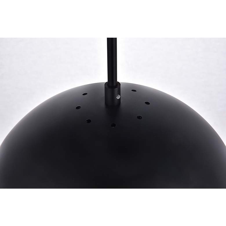 Image 7 Eclipse 1 Lt Black Pendant With Clear Glass more views