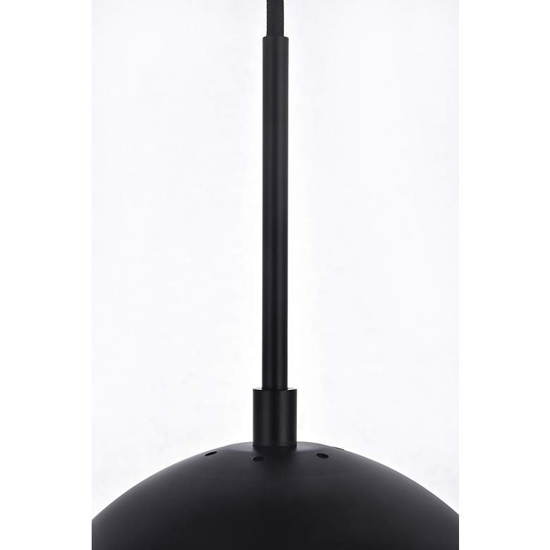 Image 5 Eclipse 1 Lt Black Pendant With Clear Glass more views