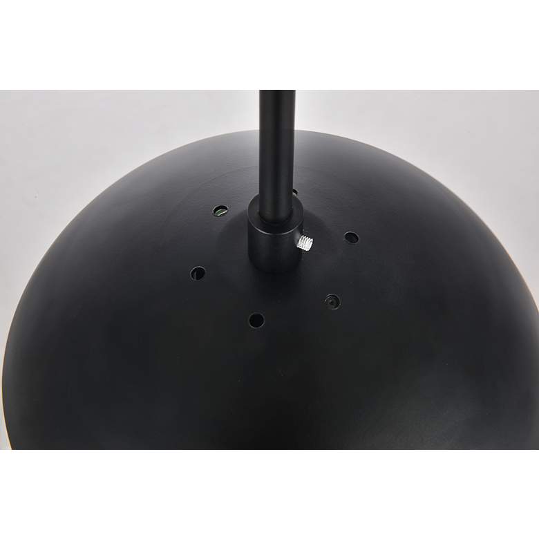 Image 7 Eclipse 1 Lt Black Pendant With Clear Glass more views