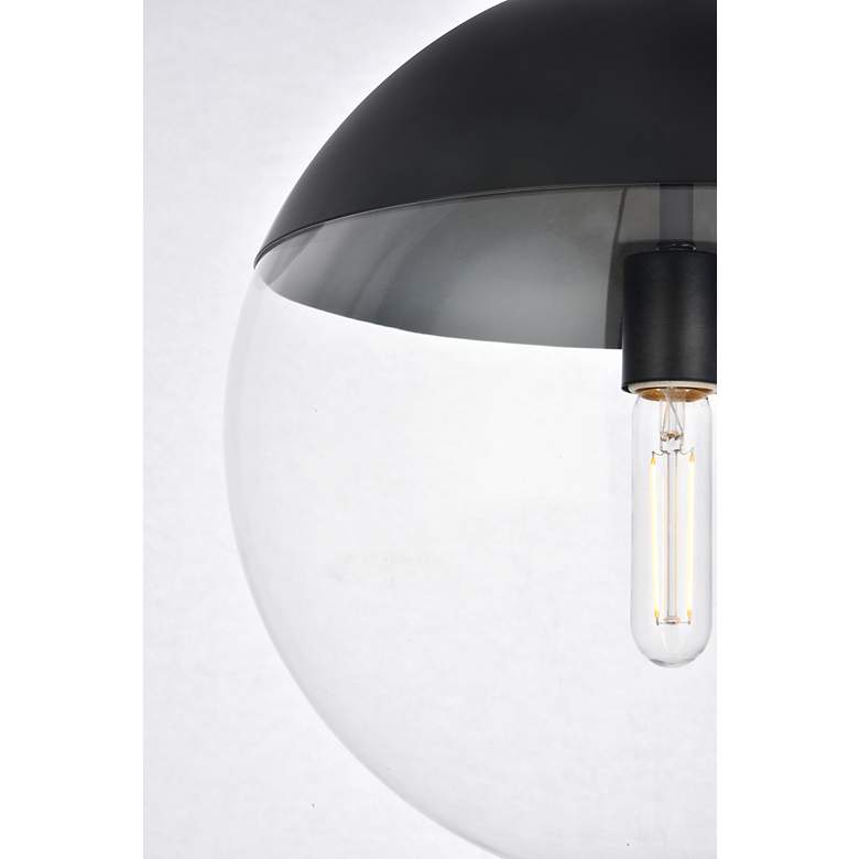 Image 6 Eclipse 1 Lt Black Pendant With Clear Glass more views
