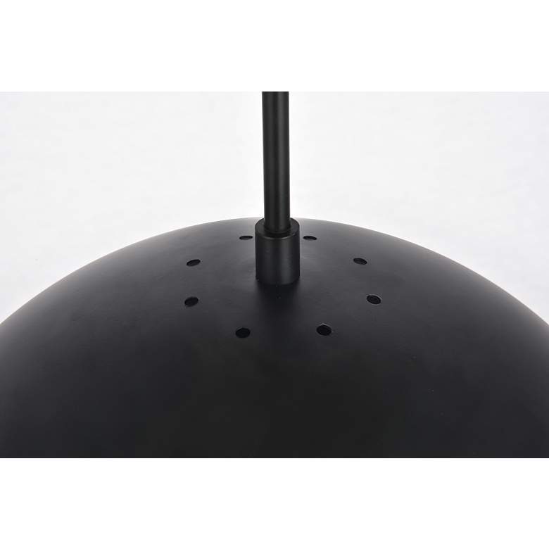 Image 7 Eclipse 1 Lt Black Pendant With Clear Glass more views