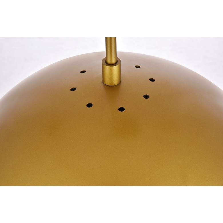 Image 7 Eclipse 1 Lt Brass Pendant With Clear Glass more views