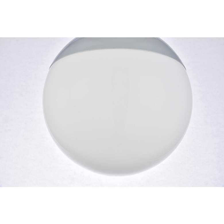 Image 6 Eclipse 1 Lt Chrome Pendant With Frosted White Glass more views