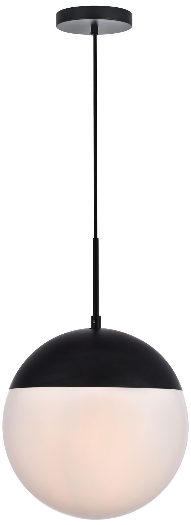 Eclipse 12" Black Orb Mini Pendant