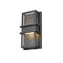 7_Eclipse 12" High Black Metal LED Outdoor Wall Light more views