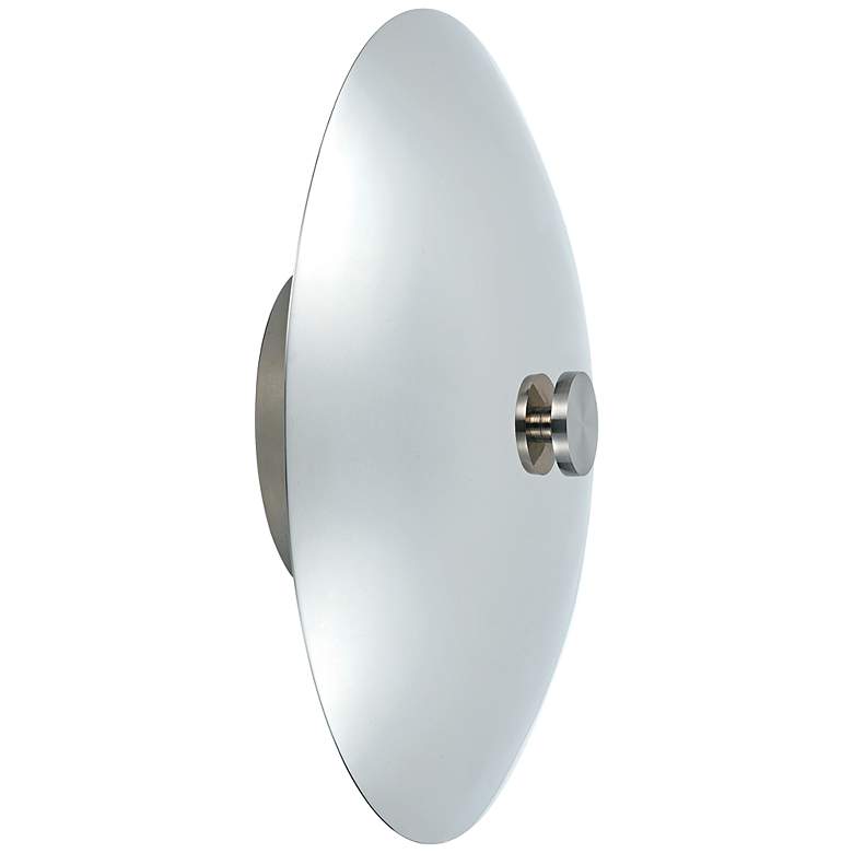 Image 1 Eclipse 12 inch High Polished Nickel Wall Sconce