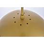 6_Eclipse 12" Wide Brass Globe Mini Pendant more views