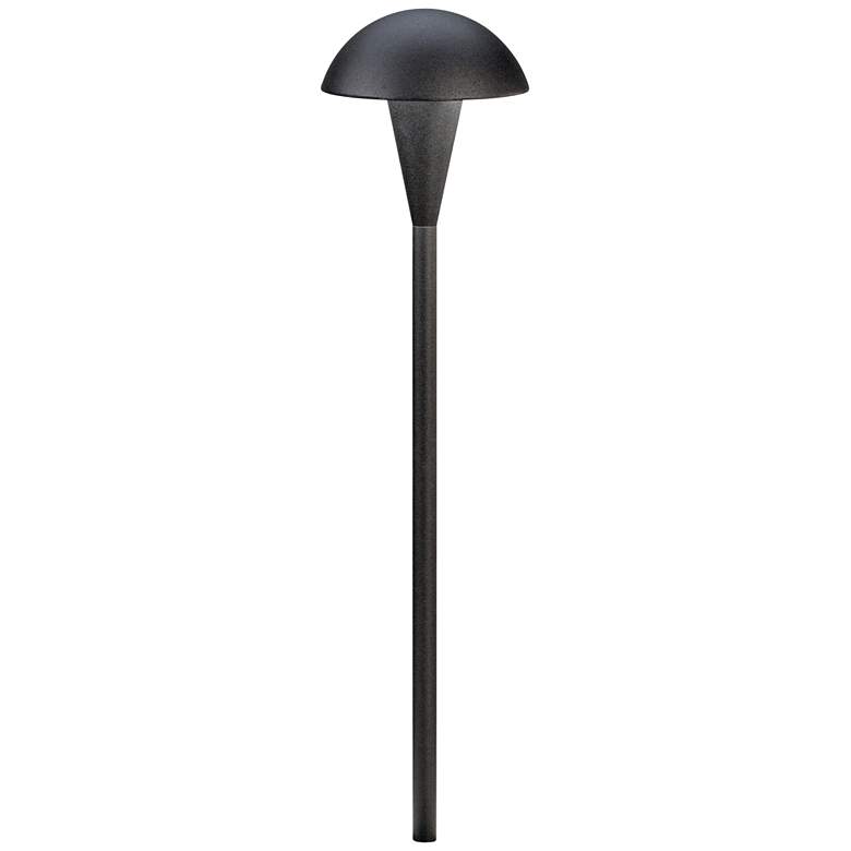 Image 1 Eclipse 18 1/2"H Textured Black Landscape Path Light