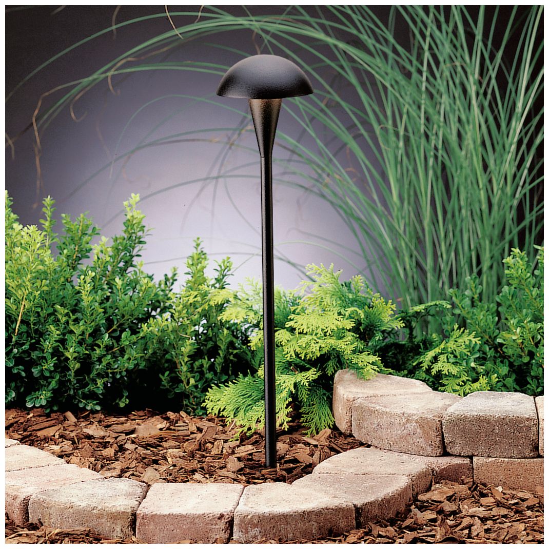 Image 2 Eclipse 18 1/2"H Textured Black Landscape Path Light more views