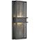 Eclipse 18" High Black Metal LED Outdoor Wall Light