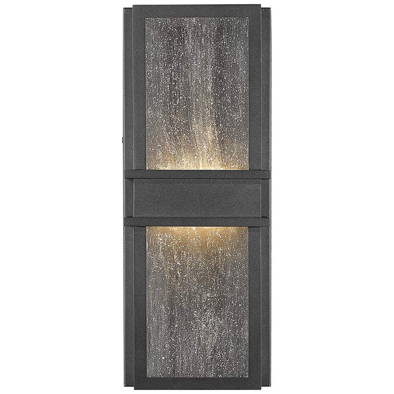 Image 3 Eclipse 18 inch High Black Metal LED Outdoor Wall Light more views