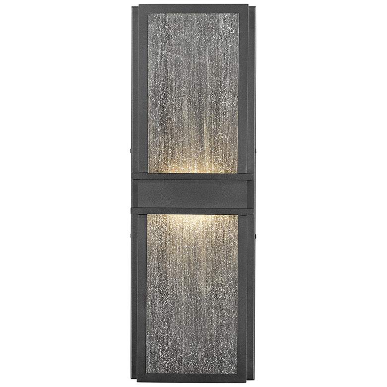 Image 5 Eclipse 24 inch High Black LED Outdoor Wall Light more views