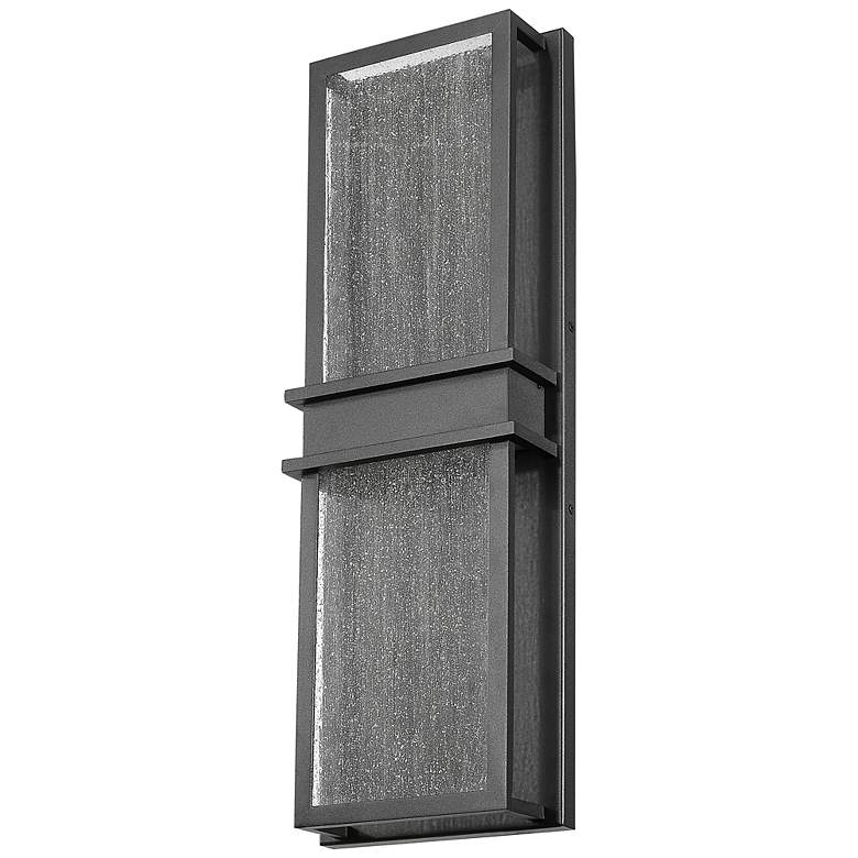 Image 7 Eclipse 24" High Black LED Outdoor Wall Light more views