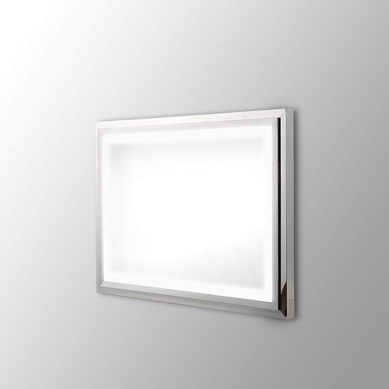 Image 1 Eclipse 36" x 24" LED Lighted Bathroom Vanity Wall Mirror
