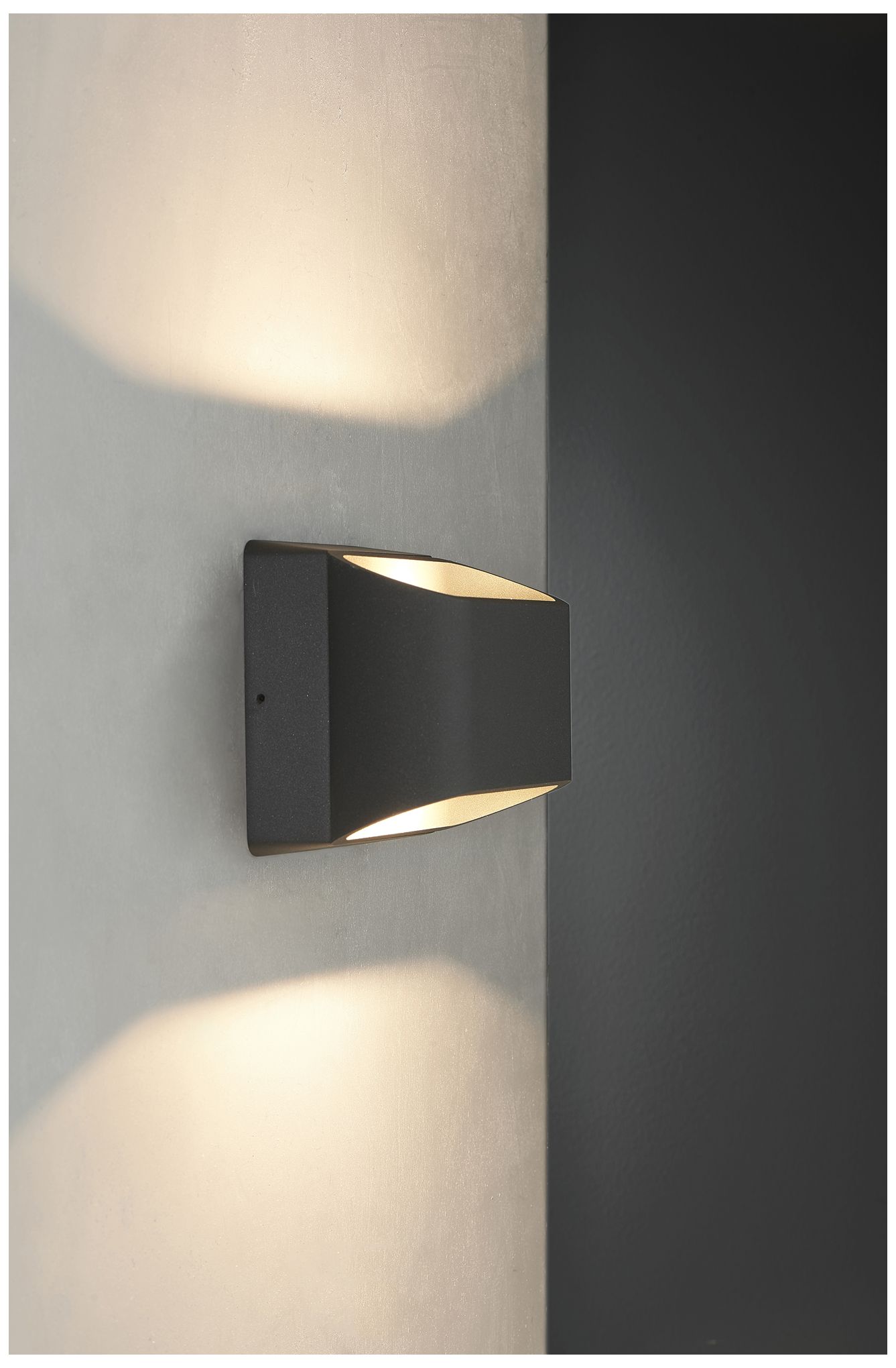 Eclipse 5 1/4" High Anthracite LED Outdoor Wall Light