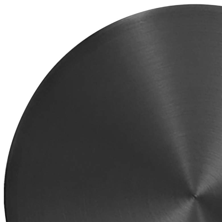 Image 2 Eclipse 9 1/2" High Satin Dark Gray LED Wall Sconce more views