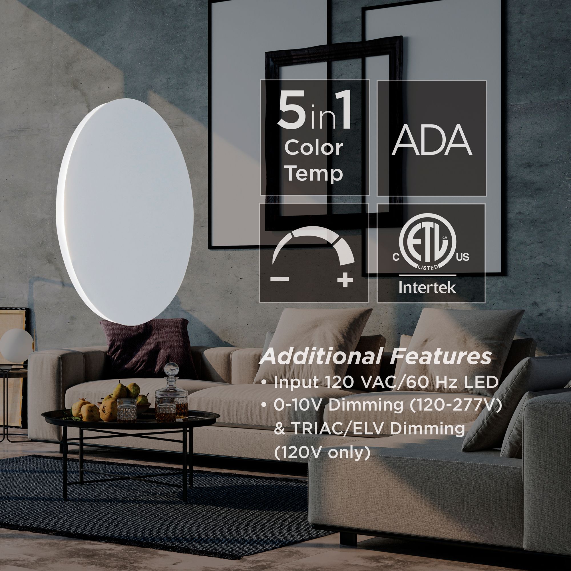 Image 4 Eclipse 9" High White LED Wall Sconce with White Acrylic Shade more views