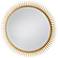 Eclipse Gold Leaf 40" Oversized Sunburst Wall Mirror