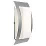 Eclipse - Outdoor LED Wall Fixture - Satin Finish - Opal Glass Diffuser