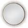 Eclipse Silver Leaf 40" Oversized Sunburst Wall Mirror