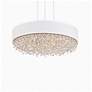 1_Eclyptix LED 6.5"H x 19.4"W 1-Light Crystal Pendant in Pol Stainl