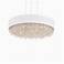 Eclyptix LED 6.5"H x 19.4"W 1-Light Crystal Pendant in Pol Stainl