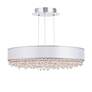 2_Eclyptix LED 6.5"H x 24"W 1-Light Crystal Pendant in Pol Stainles more views