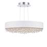 3_Eclyptix LED 6.5"H x 24"W 1-Light Crystal Pendant in Pol Stainles more views
