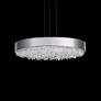 2_Eclyptix LED 6.5"H x 28.8"W 1-Light Crystal Pendant in Pol Stainl more views