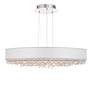 3_Eclyptix LED 6.5"H x 28.8"W 1-Light Crystal Pendant in Pol Stainl more views