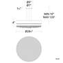 4_Eclyptix LED 6.5"H x 28.8"W 1-Light Crystal Pendant in Pol Stainl more views