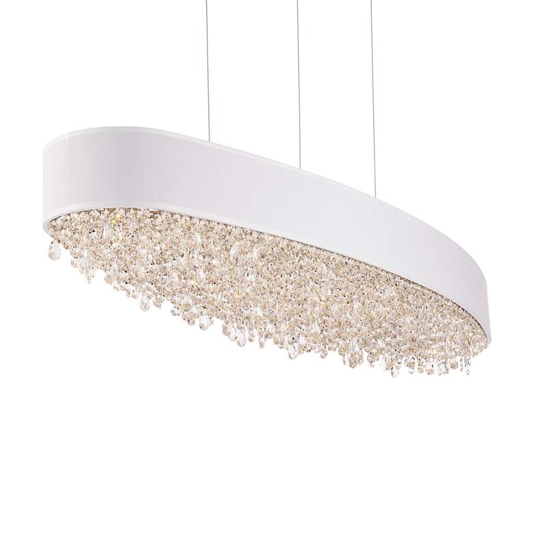Image 3 Eclyptix LED 6.5"H x 48.75"W 1-Lt Linear Pendant in Pol Stainless more views