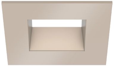 Image 2 Eco-Downlight 3" Standard Square Trim, Champagne more views