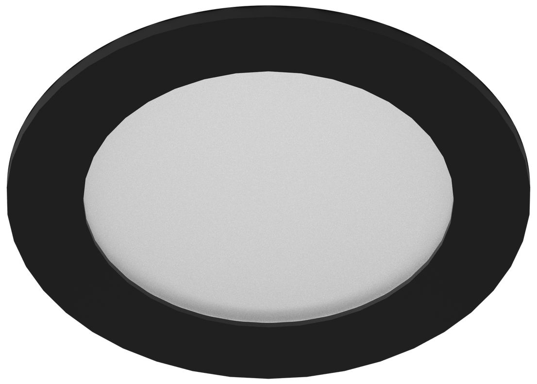 Image 2 Eco-Downlight 3" Wet Listed Round Trim, Black more views