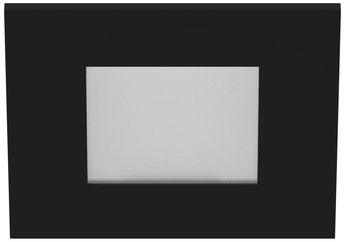 Image 2 Eco-Downlight 3" Wet Listed Square Trim, Black more views