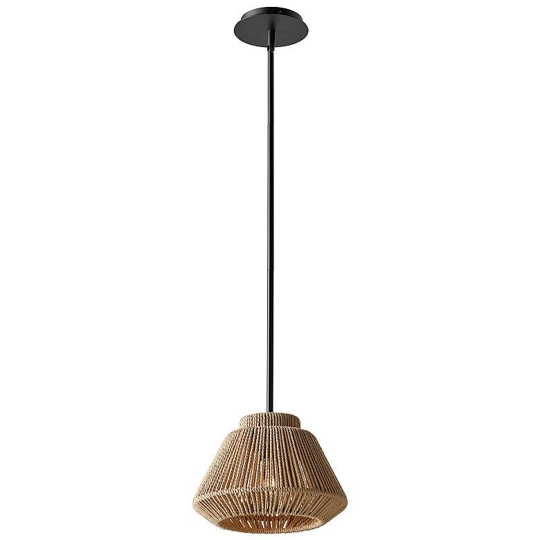 Image 3 Eco Nido 11.5" Wide Natural Rope Pendant more views