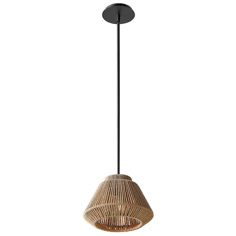 Image 4 Eco Nido 11.5" Wide Natural Rope Pendant more views