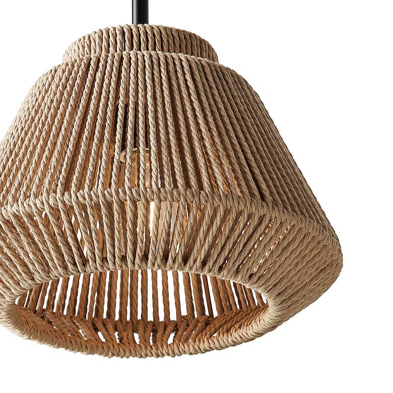 Image 5 Eco Nido 11.5" Wide Natural Rope Pendant more views