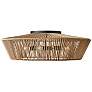 2_Eco Nido 30" Wide 4 Light Natural Rope Semi-Flush