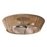 4_Eco Nido 30" Wide 4 Light Natural Rope Semi-Flush more views
