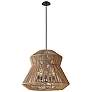 2_Eco Nido 30" Wide 5 Light Tiered Trapezoid Natural Rope Pendant