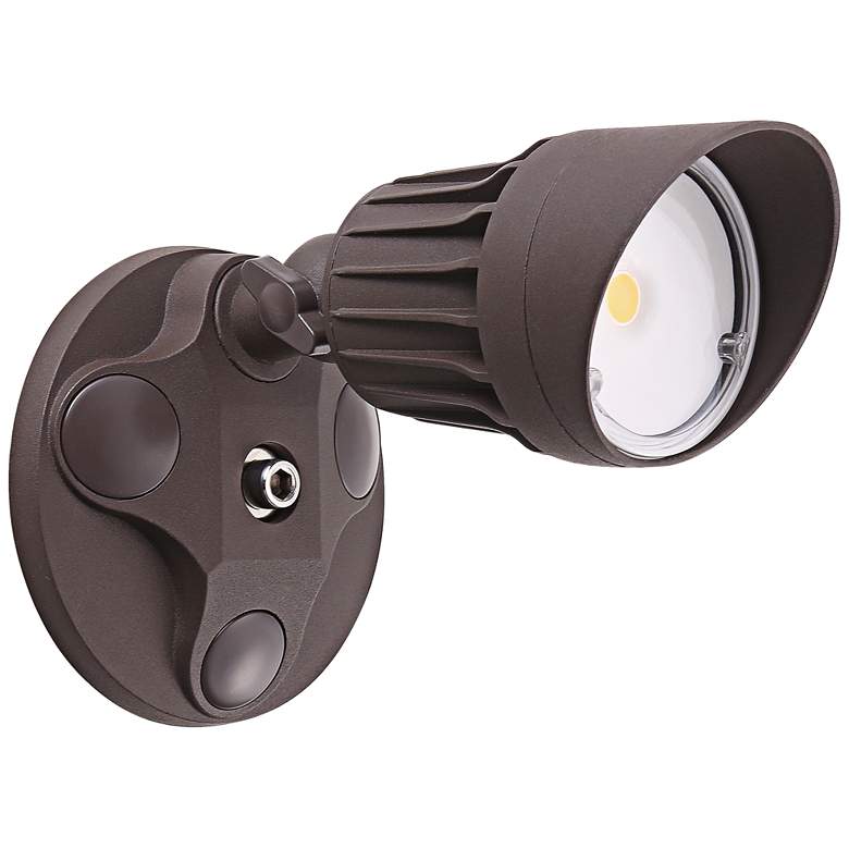 Image 2 Eco-Star 4 1/4 inch Wide LED Security Flood Light in Bronze